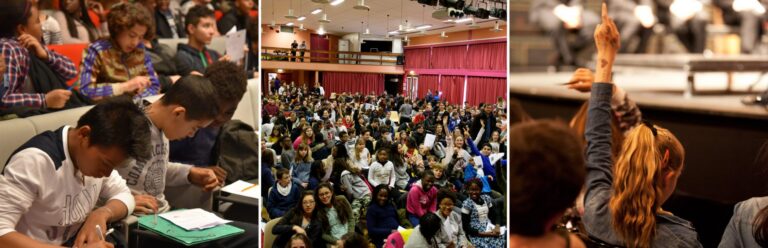 Jeunes spectateurs lors d'un concert coup de foudre